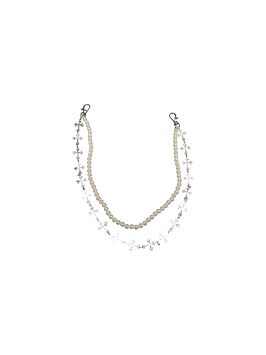 Chaîne Cross Pearl